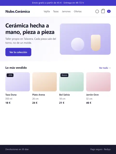 Diseño web de wibit para tienda online